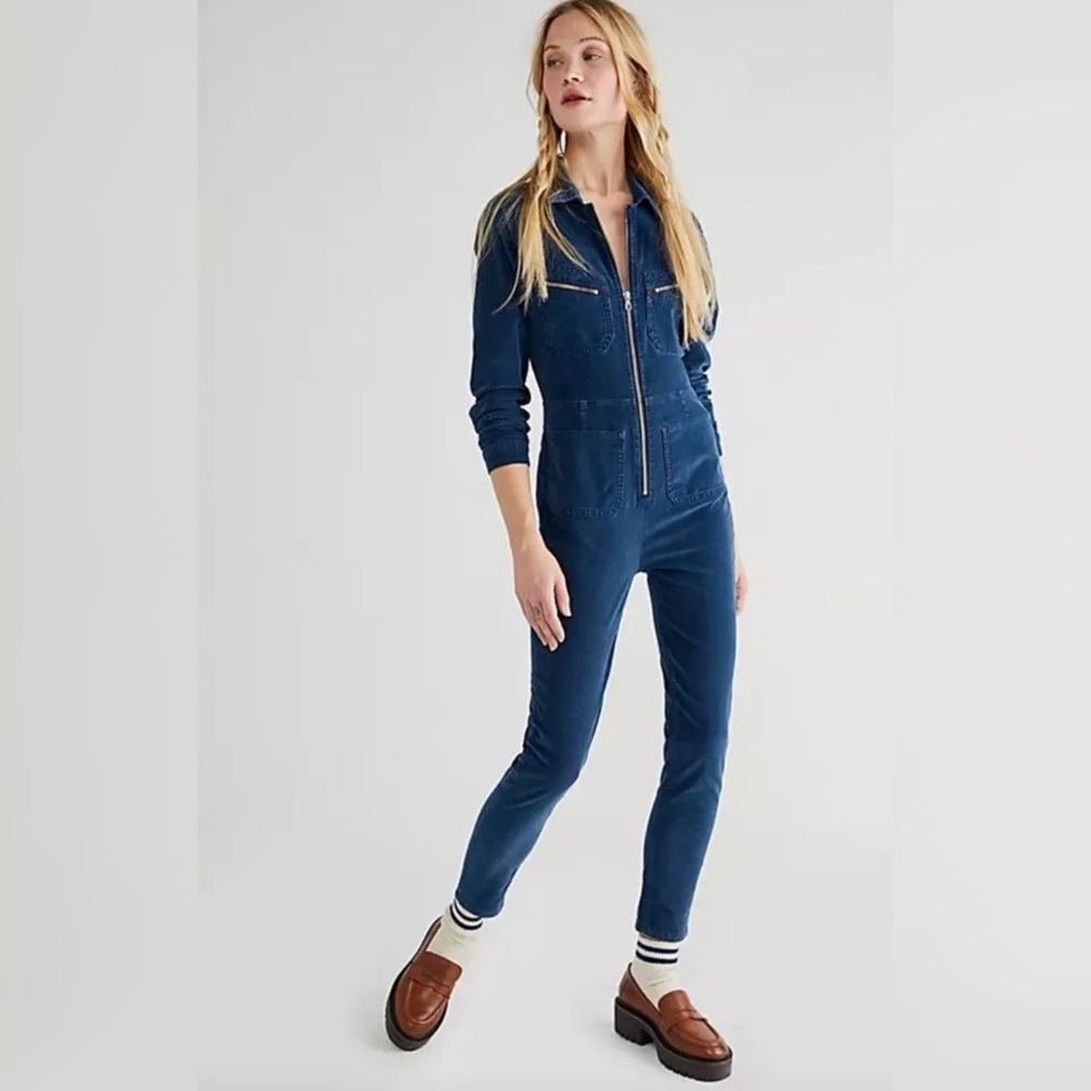 Free People Lennox Cord Jumpsuit